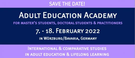 Adult Education Academy 2022: 7-18 February