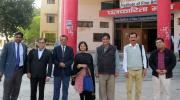 Academics from the Bhaskar Institute of Mass Communication and Journalism, Bundelkhand University, Jhansi