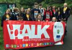 'Walk the Global Walk' project participants promote SDG 11 in Glasgow on 5 June