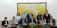 Delegation With President Of The University Of Duhok And Staff