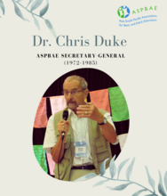Farewell, Chris Duke - ASPBAE Secretary General (1972-1985)