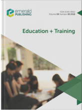 Special Issue of Education and Training