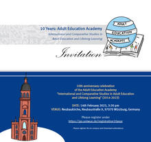 Celebration of the 10th Adult Education Academy - Würzburg - 14 February 2023